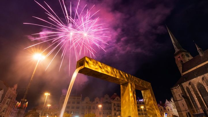 Plzeňanům vítr pokazí oslavy, ohňostroj nebude